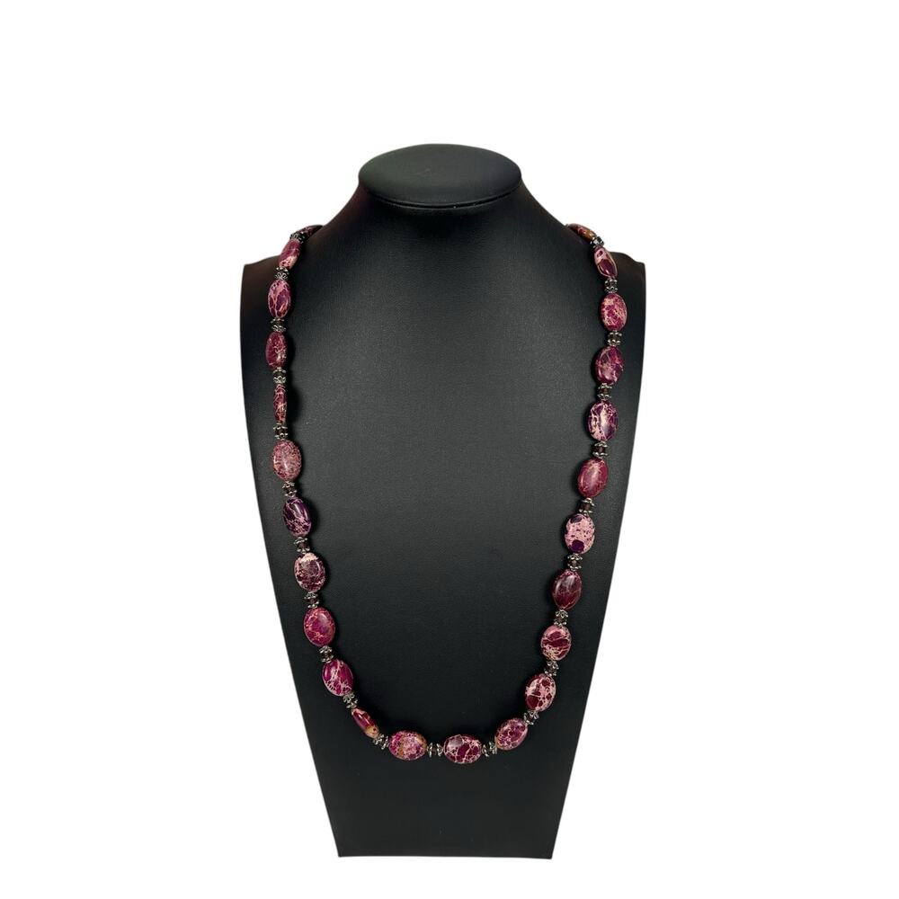 Vintage Purple Pink Necklace